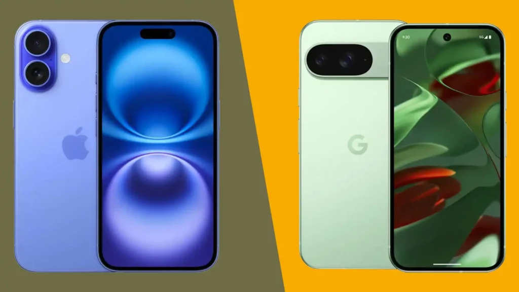 iPhone 16 vs Google Pixel 9 – Full Comparison of Features & Performance iPhone 16 vs Google Pixel 9